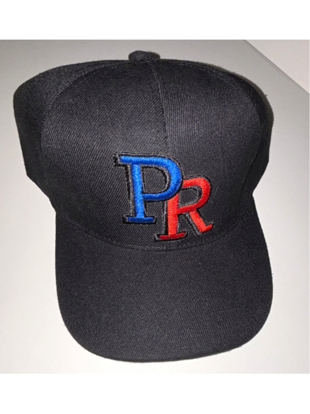 Puerto Rico PR Embroidered Baseball Cap Black Blue Red-NEW!